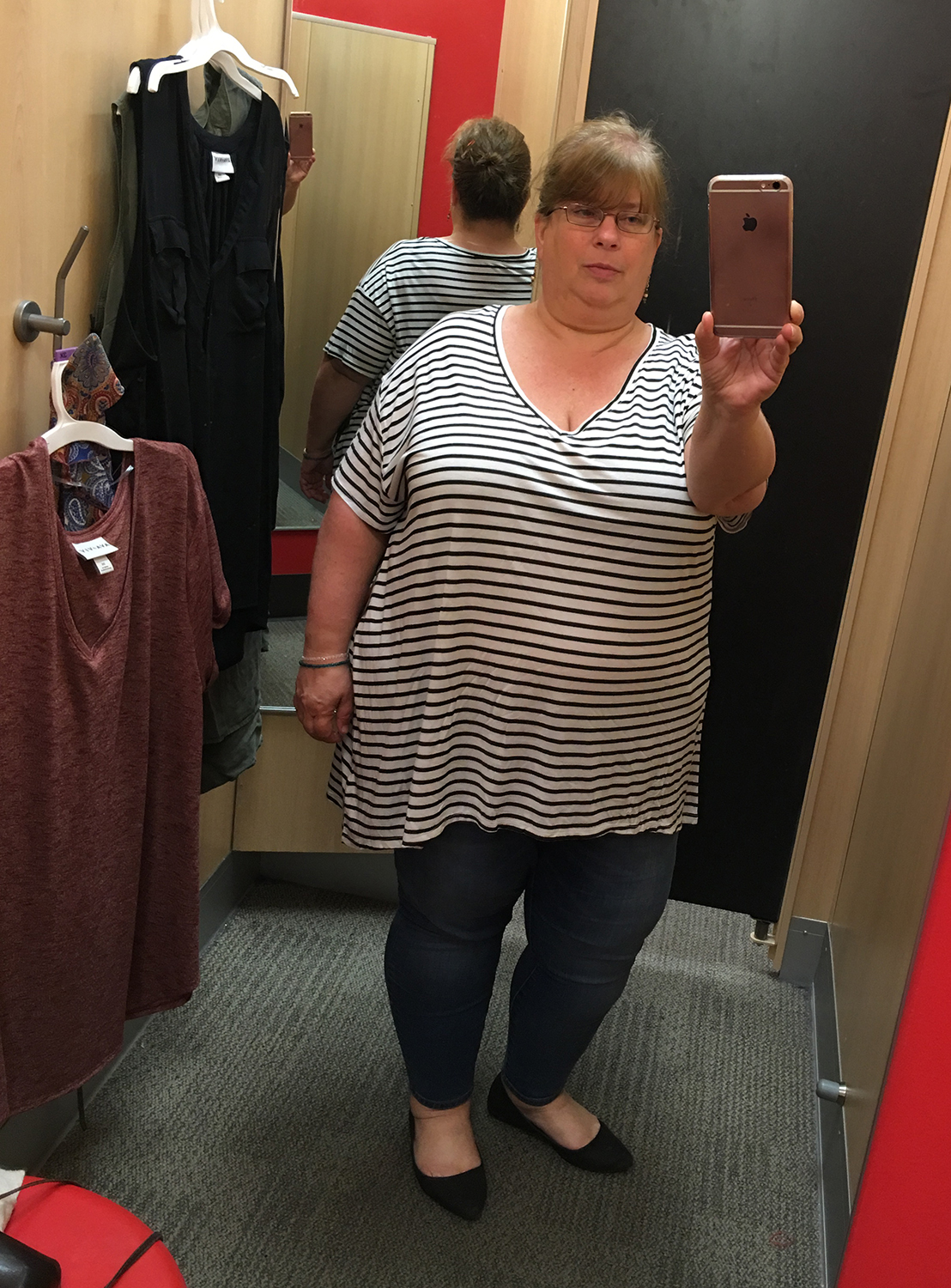 striped top