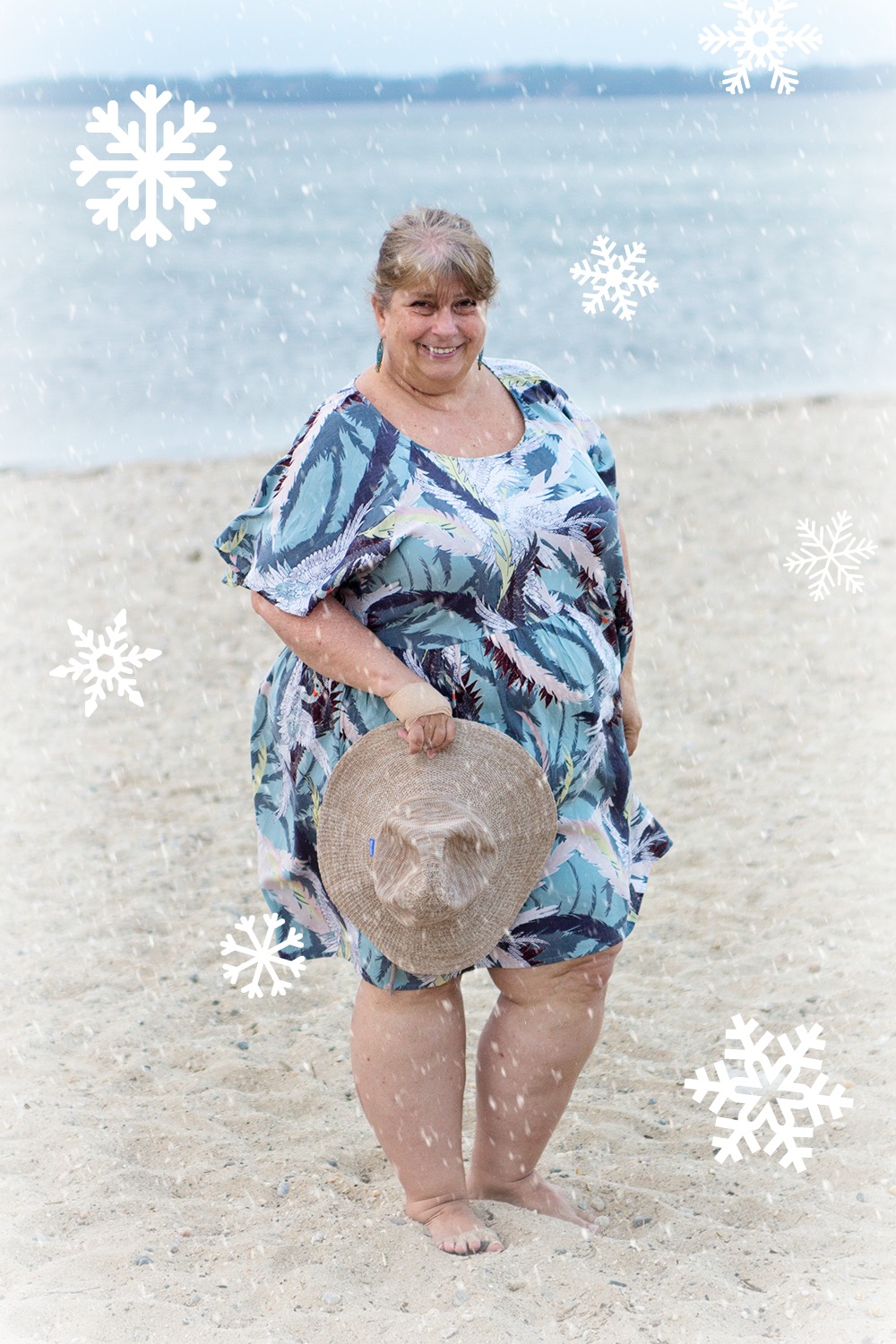 fashion schlub snow overlay