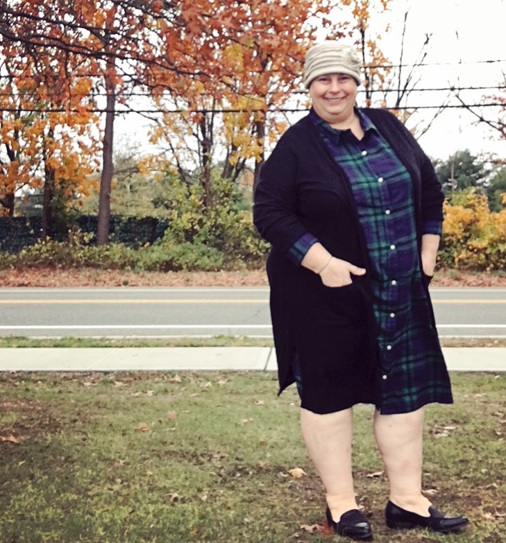 old navy, plaid, plus size, fashion schlub, over 50 style, old navy style