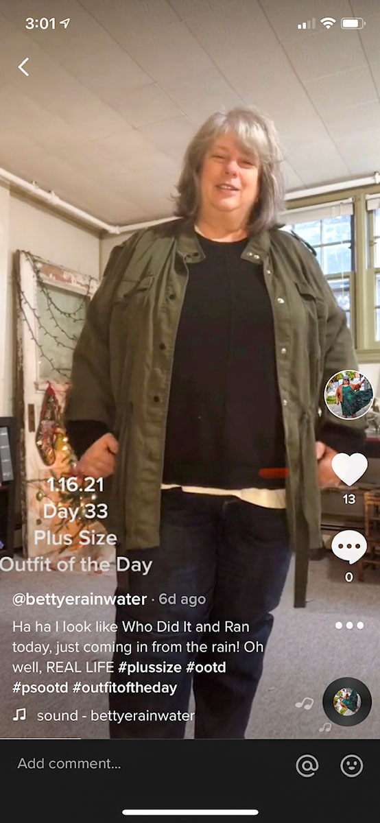 bettye wearing plus size outfit