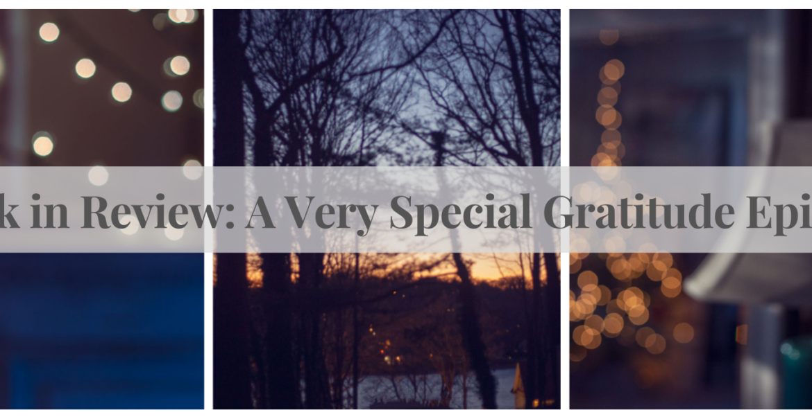 dark blue winter vignette collage