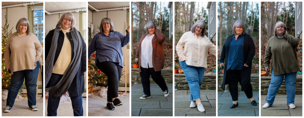 seven plus size outfits of the day