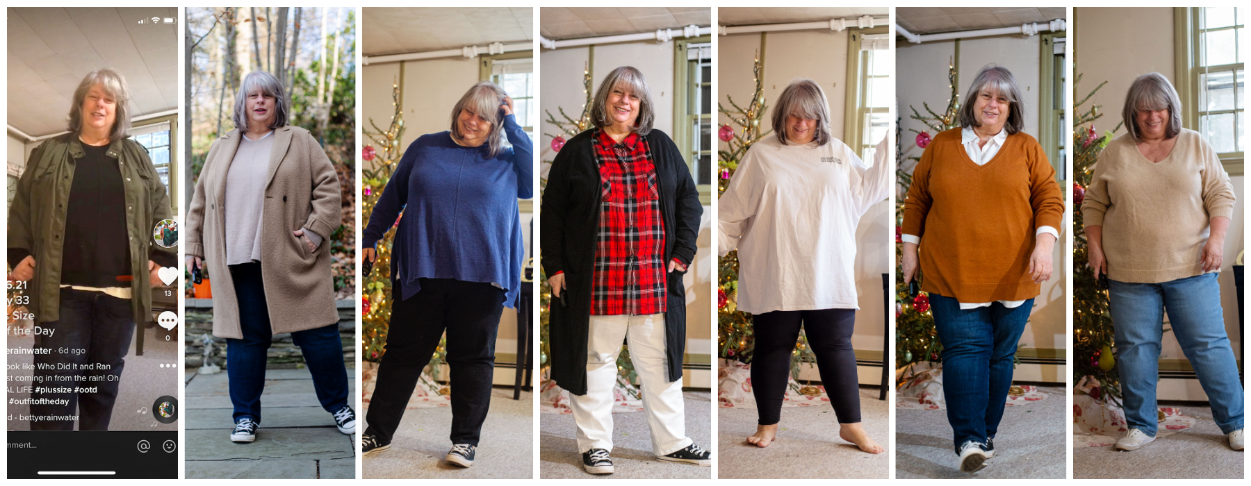 bettye wearing a weeks' worth of plus size outfits